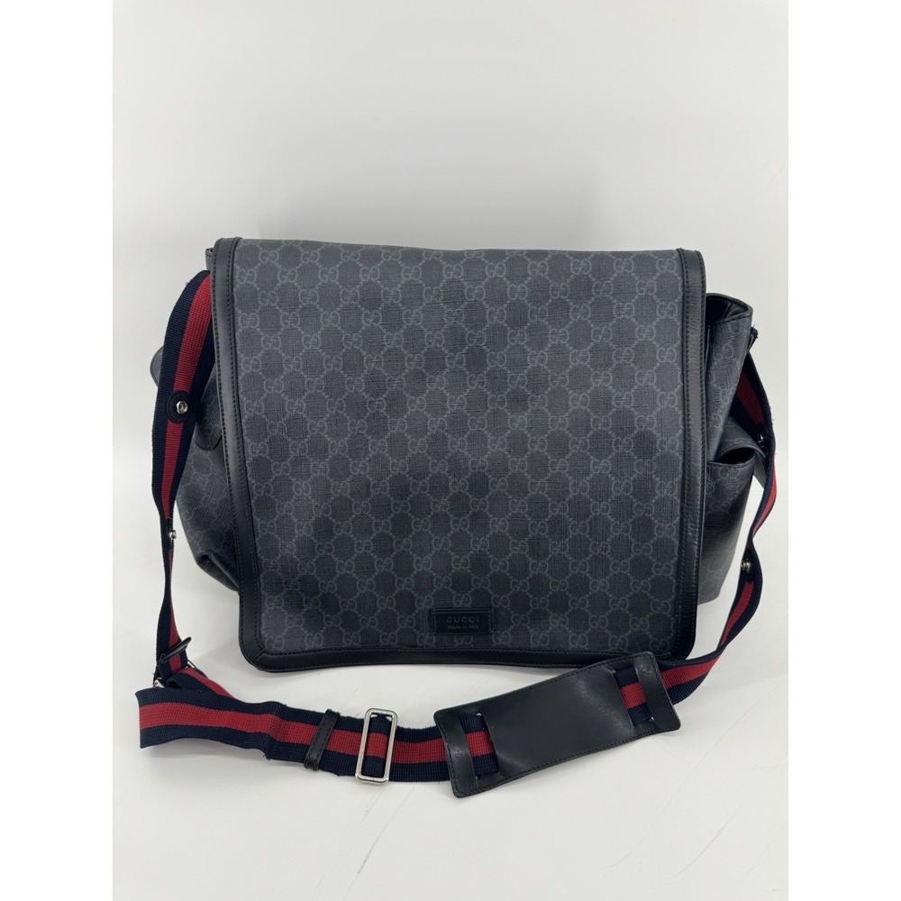 Gucci supreme diaper bag authentic